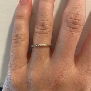 Mejuri diamonds team ring